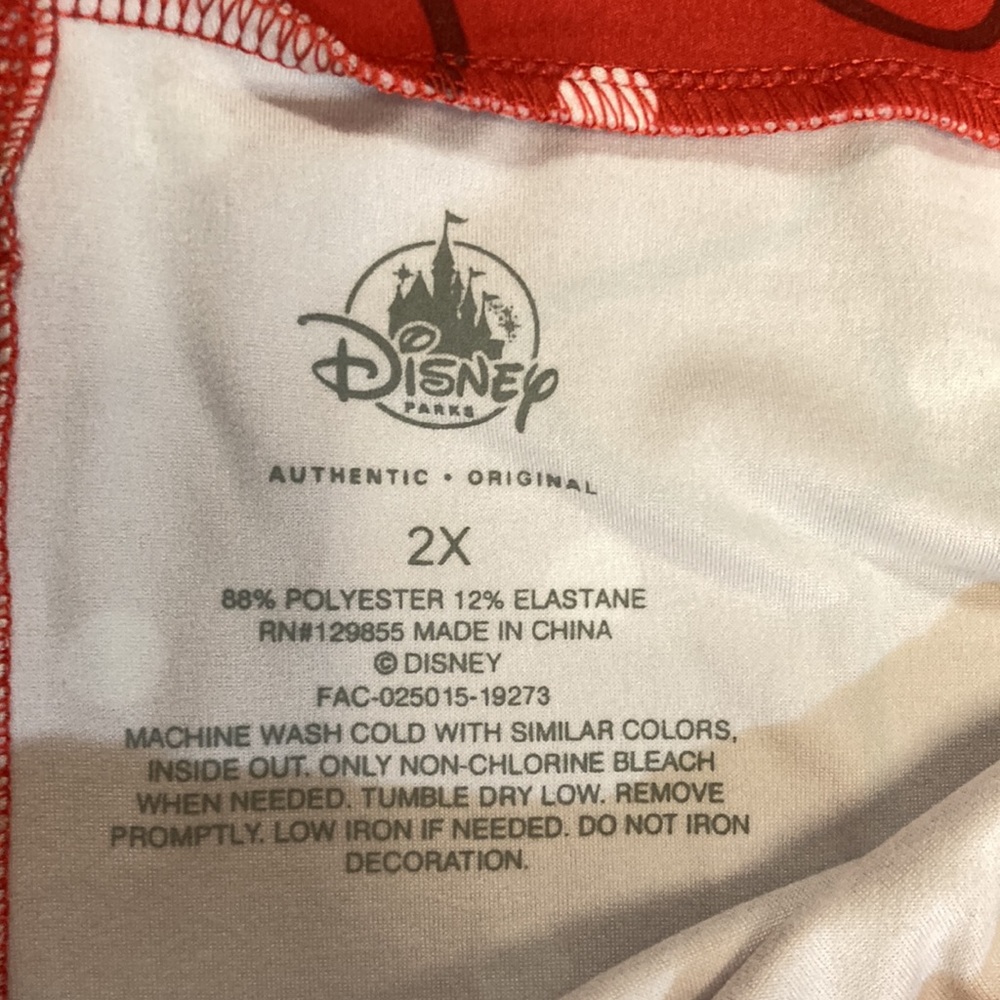 Plus Size Disney Leggings Mini Mouse Bows - Picture 7 of 8
